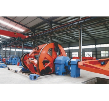 Cradle type stranding machine