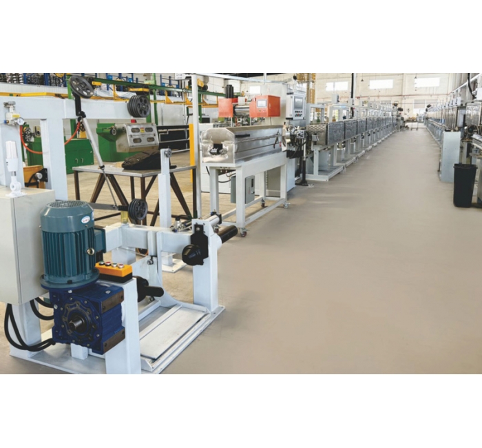 Silicone high-temperature wire extrusion production line