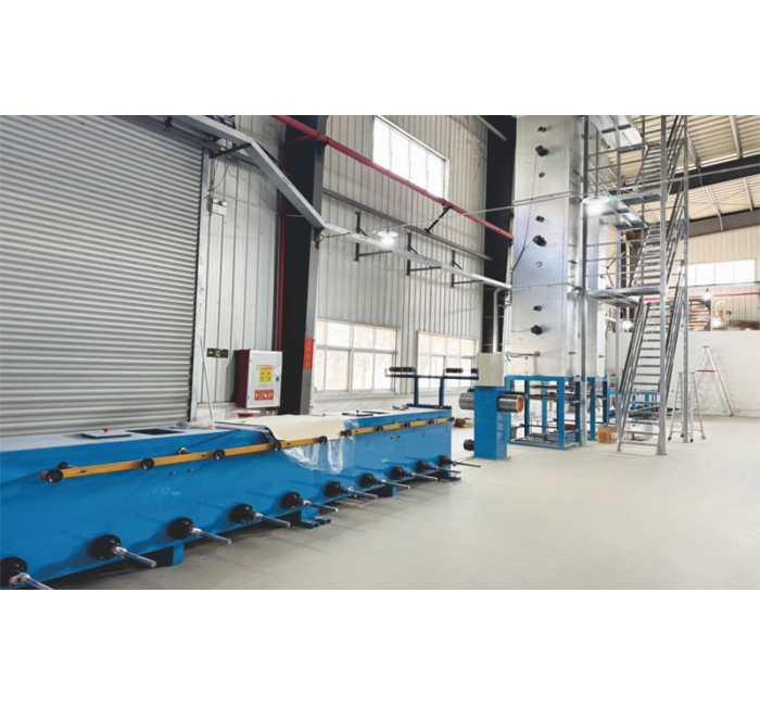 Silicone braided wire, data cable coloring and oiling machine