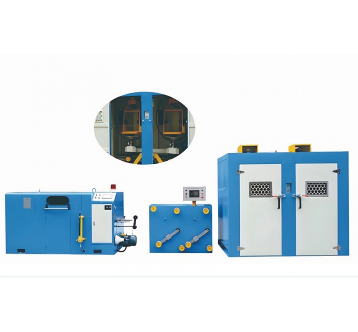 Twisting and de-twisting combination unit (500 vertical double-disk de-twisting, horizontal double-disk de-twisting)